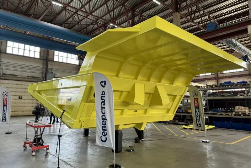 В Новосибирской области впервые изготовлен инновационный самосвальный кузов