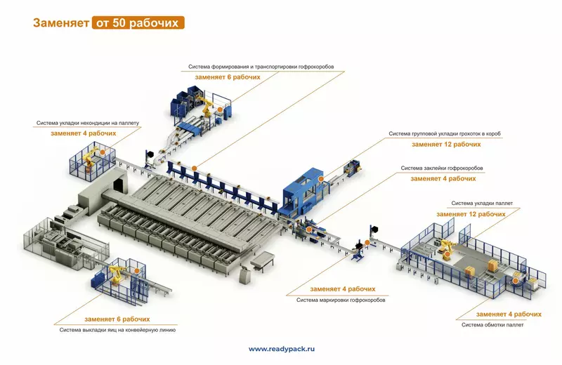 Фото 2 для поста «Челябинск: На челябинской птицефабрике внедрили новое оборудование по упаковке яиц»