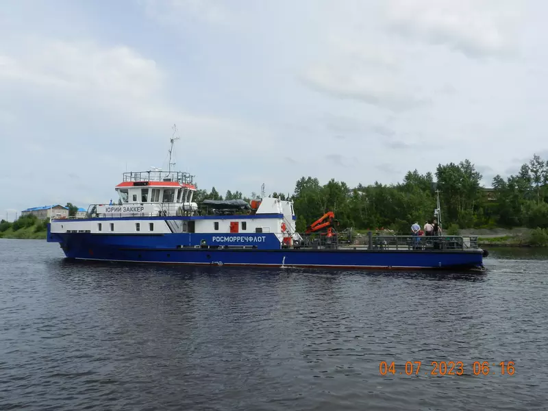 Иллюстрация #2 для поста «судостроение: В Иркутской области сдано шестое обстановочное судно проекта 3052»