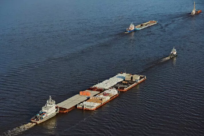 Иллюстрация №1 для статьи «: На проект Восток Ойл доставлен рекордный объем грузов в летнюю навигационную кампанию»