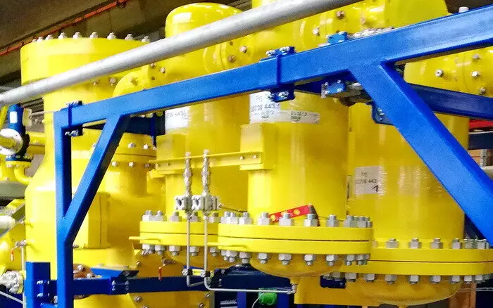 Многоступенчатая система фильтрации газа компрессорной установки