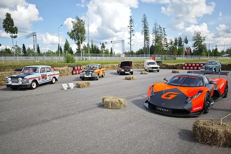 Русский суперкар впервые погонял перед зрителями