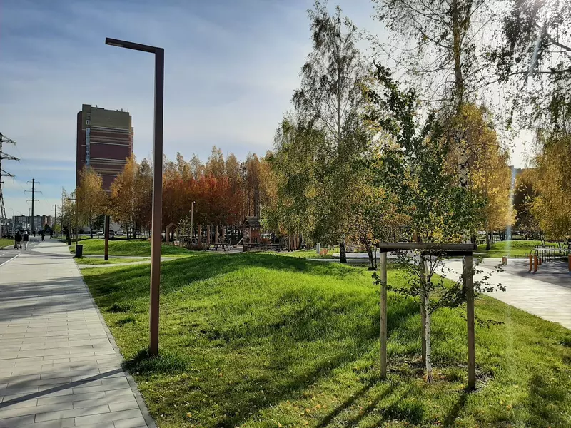№4 для «города и сёла России: В Тюмени благоустроены новые общественные пространства»
