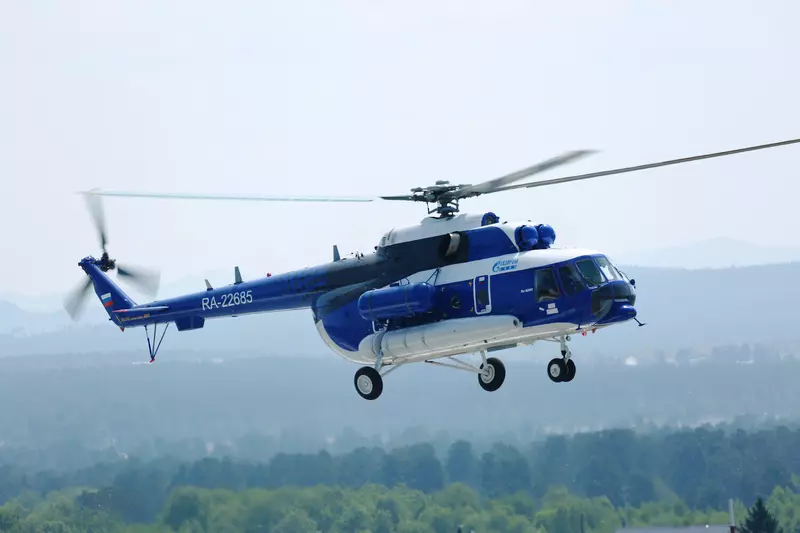 Ростех передал Газпром авиа новые Ми 8АМТ для обслуживания нефтегазовых объектов