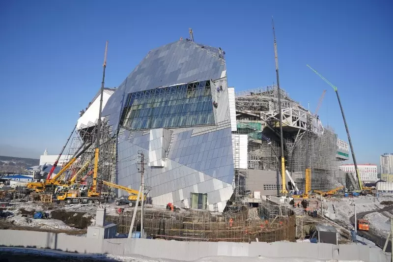 Картинка 1 для новости «Города и сёла России: Музейно театральный комплекс в Кемерове готов на 72»