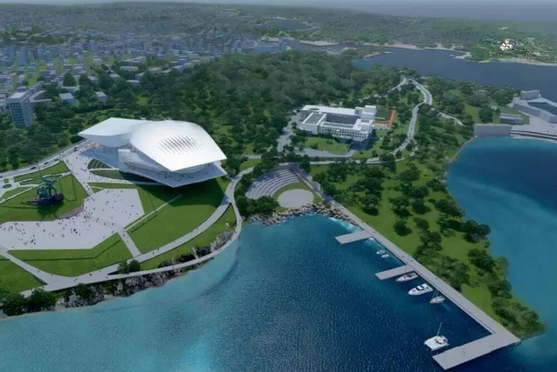 Изображение 2 для статьи «строительство: Строительство театра оперы и балета на мысе Хрустальном в Севастополе»