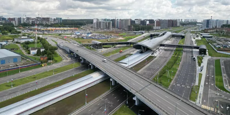 С начала 2024 года в Москве построили более 60 км новых дорог