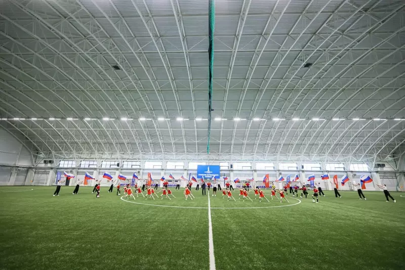 №2 для «Московская область: ФОК с искусственным льдом и футбольный манеж с полноразмерным полем открыли в Домодедово»