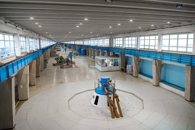 Машзал Саратовской ГЭС