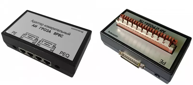 Измерительные адаптеры для тестера «Гроза». Источник изображений: Commeng