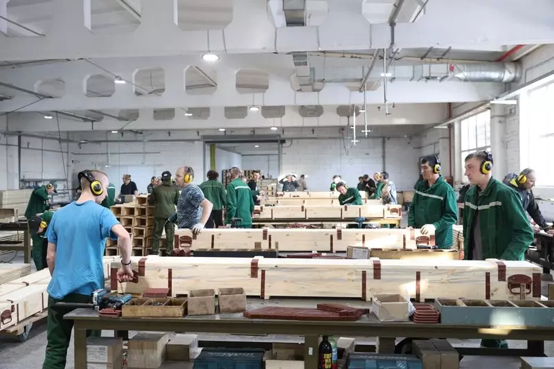 Картинка 3 для новости «Территория областного развития: В Кургане запустили новый цех деревообрабатывающего производства»