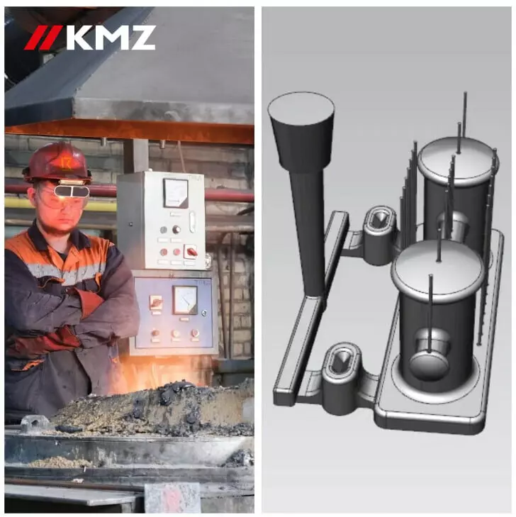 Изображение #1 для новости «Перспективные разработки: КМЗ разработал технологию литья чугунных кнехтов»