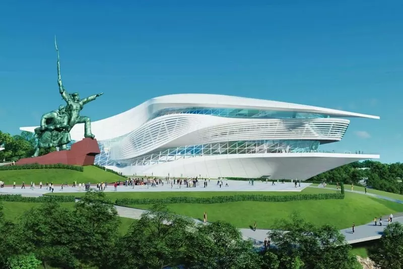 Строительство театра оперы и балета на мысе Хрустальном в Севастополе