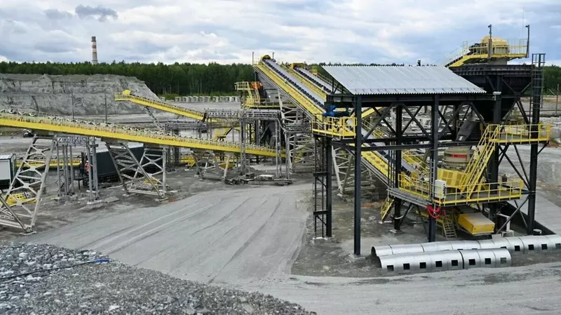 Ураласбест запустил новый щебеночный завод Восход в Асбесте Свердловской области