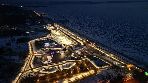 Картинка #1 для поста «Города и сёла России: Новая набережная стала новогодним подарком для жителей Тольятти»