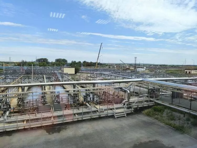 Фото #3 для поста «Экология: Третий блок биологической очистки сточных вод запустили на ГОСК Тюмени»