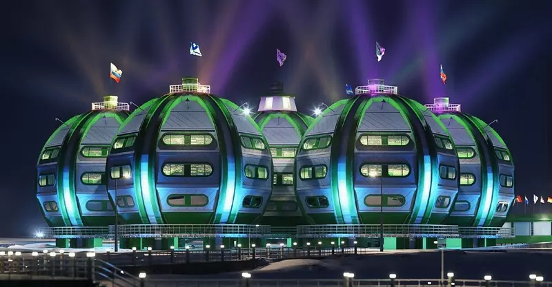 Проект международной арктической станции "Снежинка"