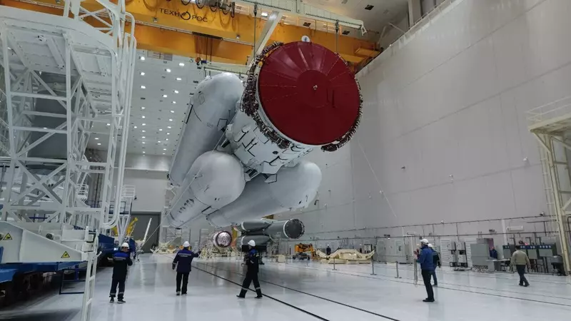 №1 для публикации «: Макет Ангара НЖ готов к вывозу на стартовый комплекс»