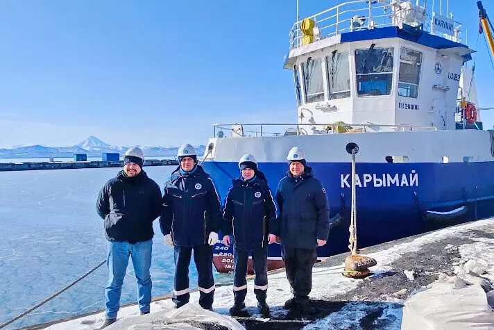 На Камчатке завершено строительство малого рыболовного сейнера Карымай