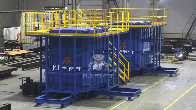Картинка №5 для «гидравлика: Завод М Конструктор выпустил две установки для формования объемных лифтовых шахт»