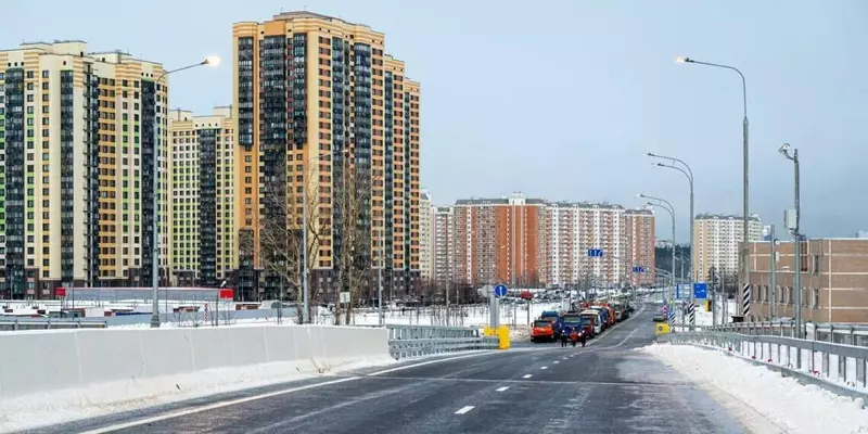 Фото 1 для статьи «Дорожное строительство: В Москве открыт новый участок дороги Солнцево Бутово Варшавское шоссе»