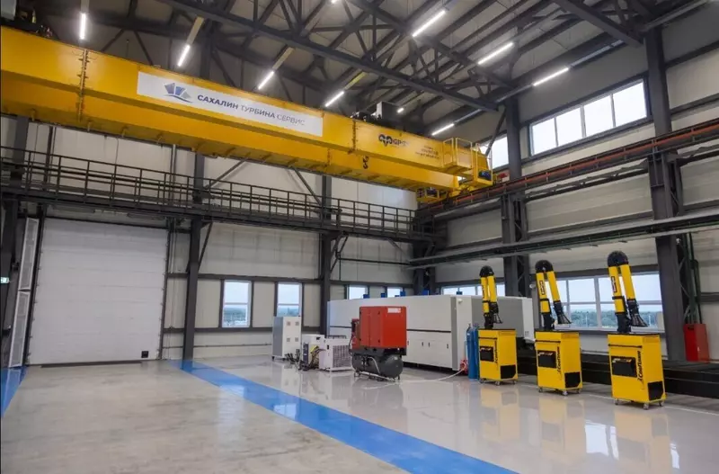 Фото #2 для публикации «Сахалинская область: Первый на Дальнем Востоке сервис по ремонту газовых турбин открылся на Сахалине»