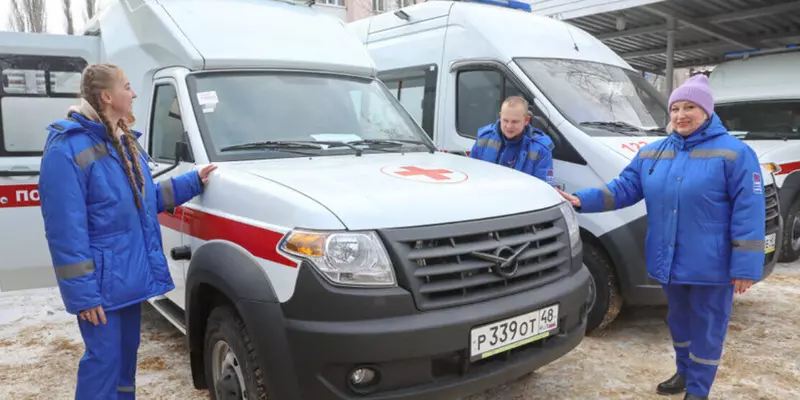 Липецкая область получила новые машины скорой помощи