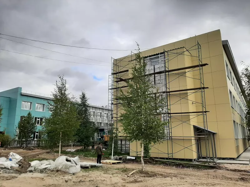 Реконструкция детского сада "Мальвина" (фото автора)