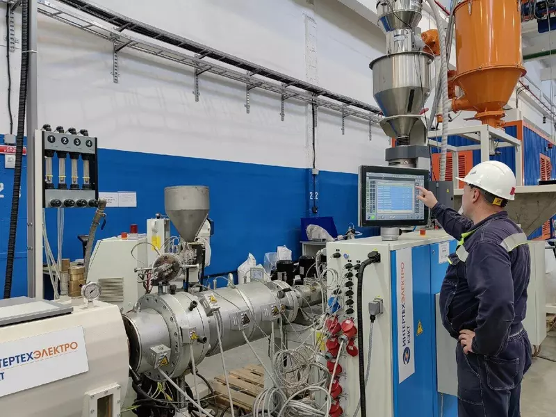 Иллюстрация #3 для статьи «строительные материалы: В Курганской области открыли линию по выпуску полиэтиленовой трубы»