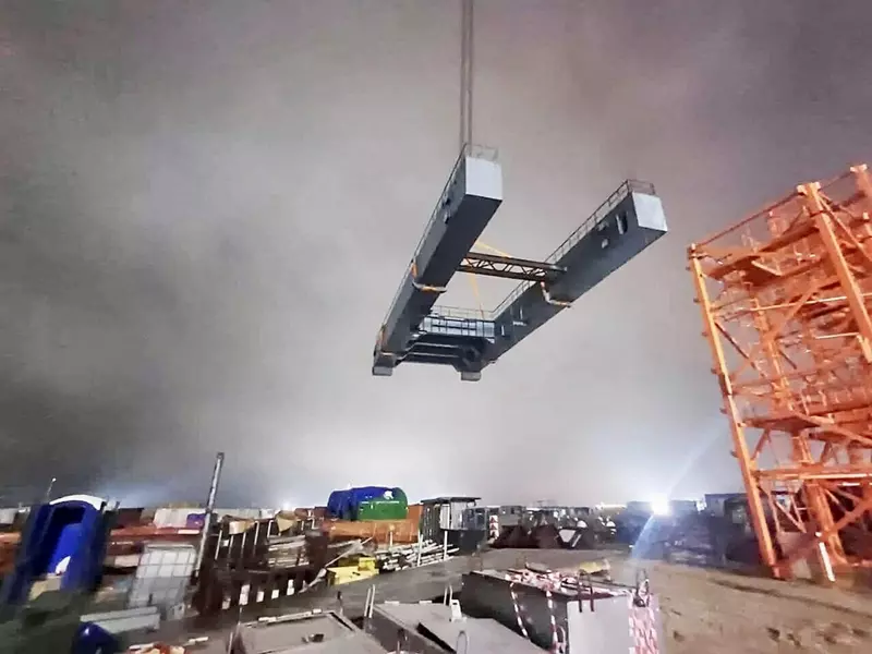 На энергоблоке 2 Курской АЭС 2 завершены работы по монтажу транспортного портала