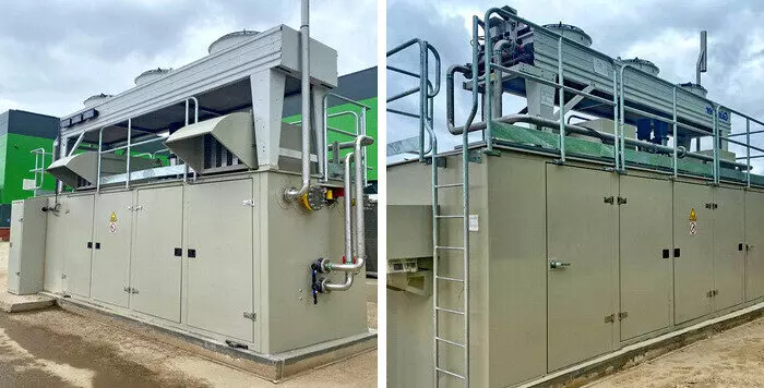 Газокомпрессорная станция на площадке нового предприятия HAYAT