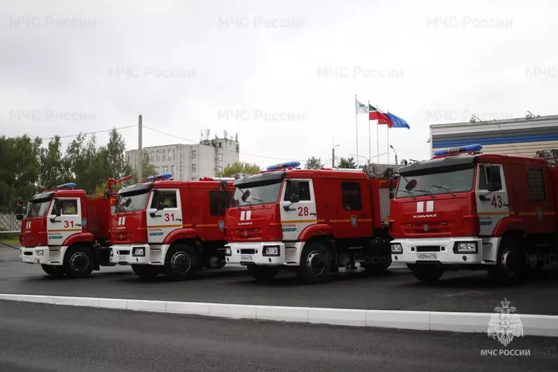 Пожарные подразделения получили новые КАМАЗы