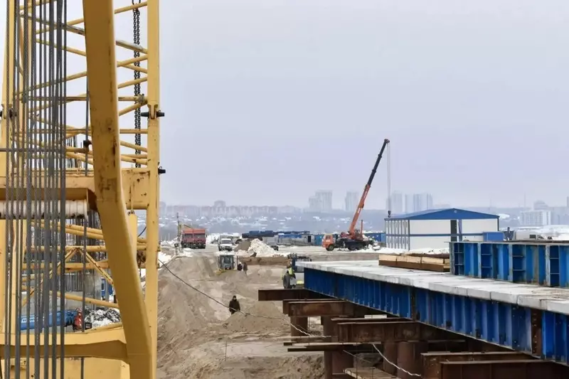Готовность нового моста через Оку в Рязани приблизилась к 20
