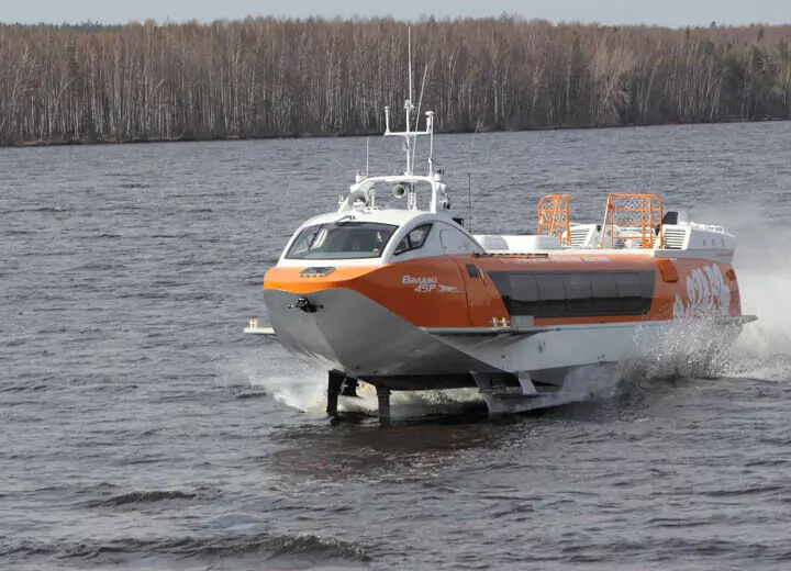 Изображение №1 для поста «Судостроение и судоходство : ГТЛК завершила поставку скоростных судов Валдай в Самару»