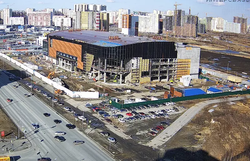 Строительство РМК Арены в Челябинске