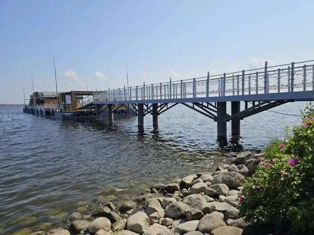 В Кронштадте открылся новый причал Остров фортов 1