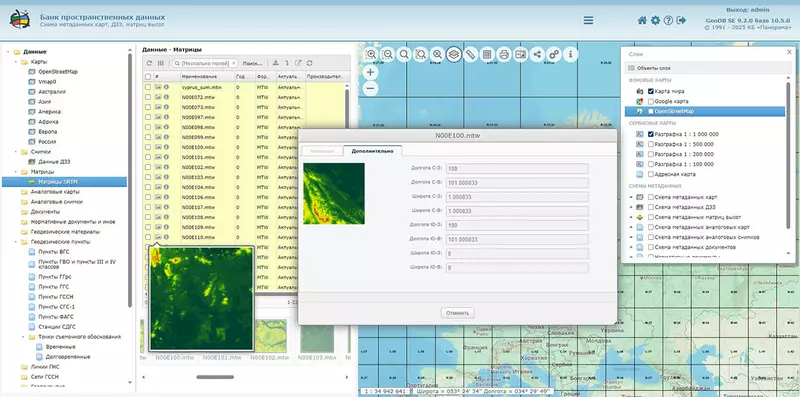 Иллюстрация 2 для поста «ГИС: КБ Панорама разработан Банк данных цифровых карт и ДЗЗ для пространственных данных»