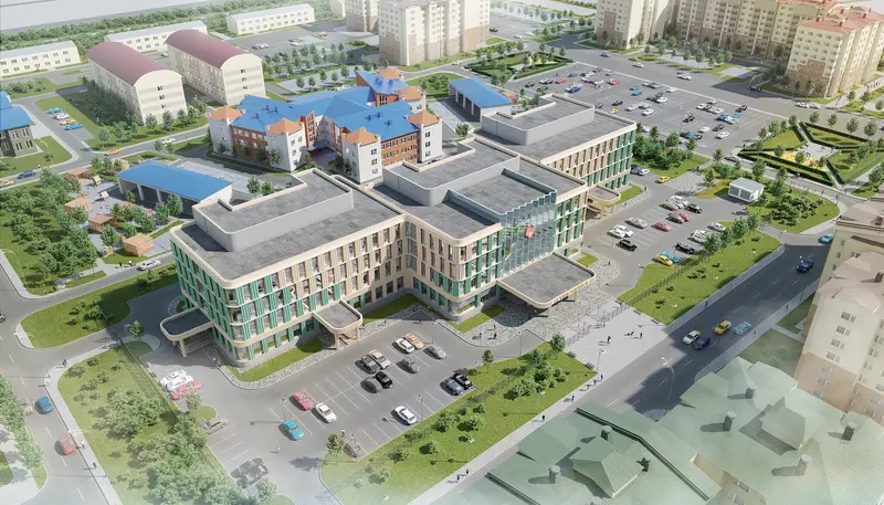 Проект новой поликлиники в Новом Уренгое