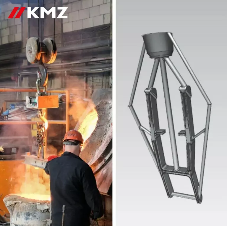 КМЗ разработал технологию заливки вилки самоката