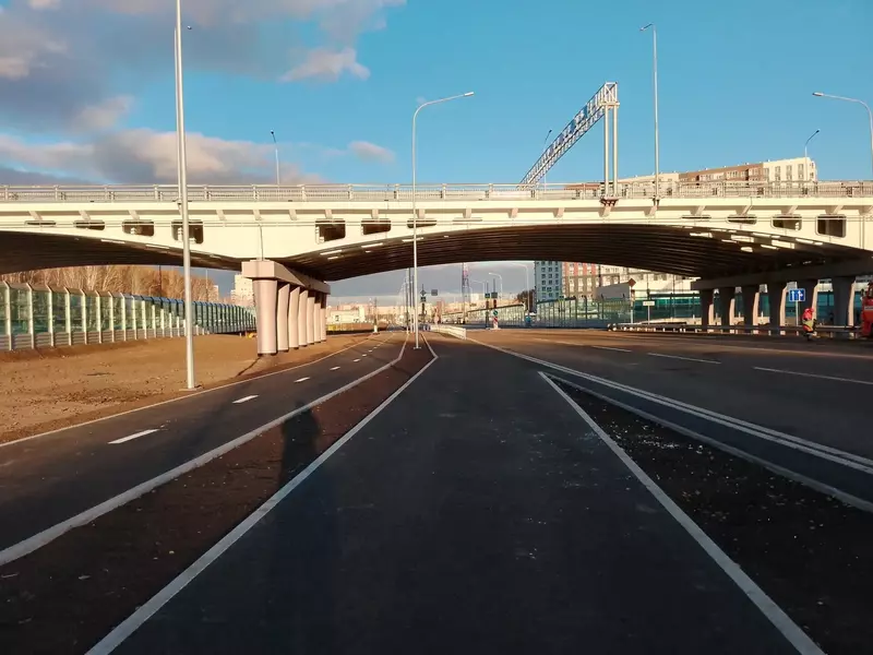 Фото #7 для публикации «В Тюмени запустили рабочее движение по новым объектам Южного транспортного коридора»