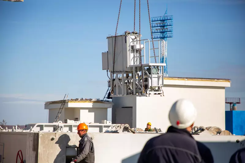 На Восточный доставили транспортно установочный агрегат для ракеты Ангара