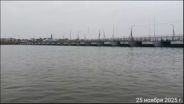 В Астраханской области завершено строительство понтонного типа через реку Бушма