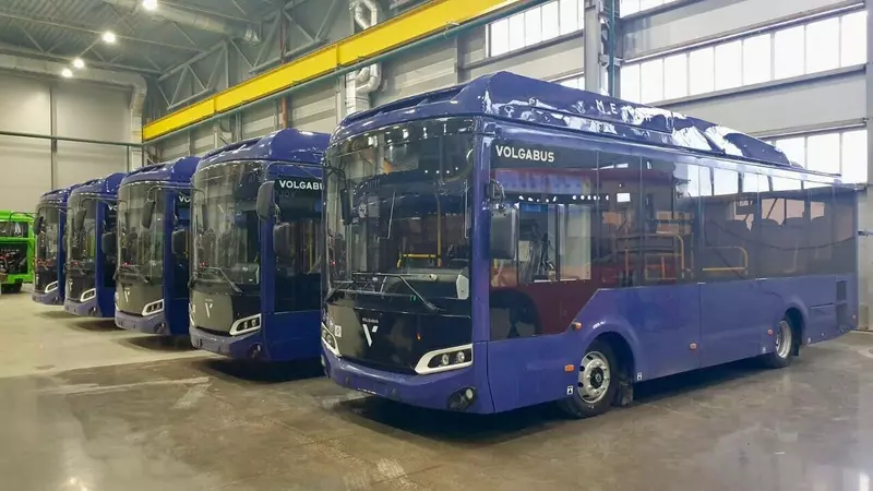 ГТЛК поставила 25 автобусов для Волгограда Астрахани и Курска