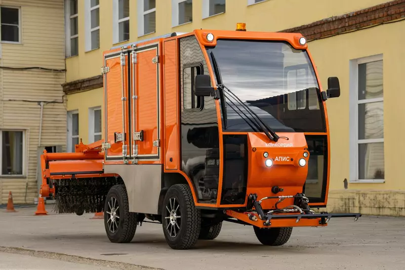 Иллюстрация #1 для новости «Производство: Электрическая уборочная машина нового поколения Апис2»