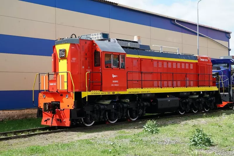 Парк депо Муром пополнили восемь новых маневровых тепловозов ТЭМ18ДМ