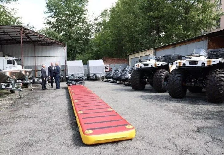 Поисково спасательная служба Челябинской области получила новую технику и оборудование