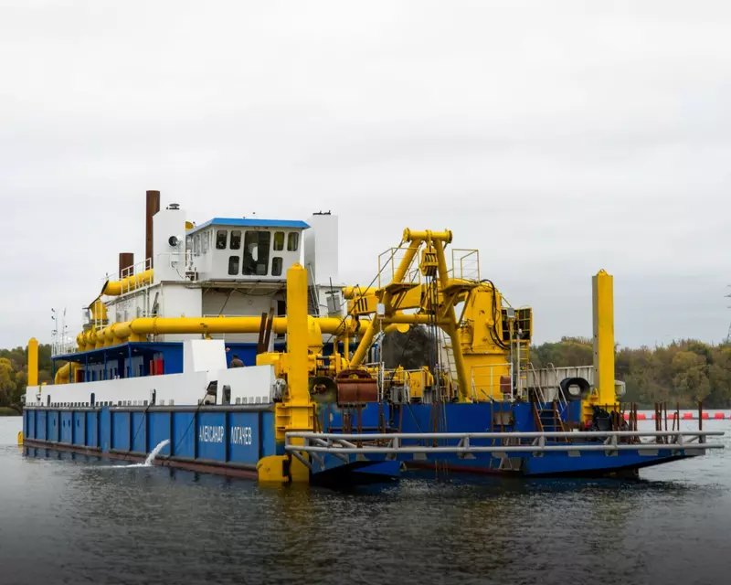 ССК передала заказчику земснаряд Александр Логачев проекта 4395