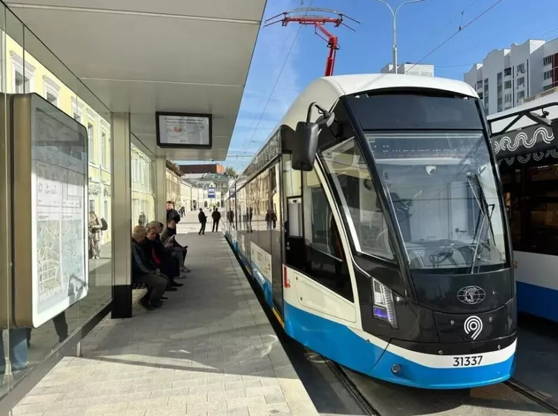 В Москве запустили первый беспилотный трамвай