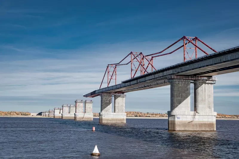 Иллюстрация №33 для новости «Строительство второго моста через реку Обь в Сургуте итоги летнего сезона 2024 года»