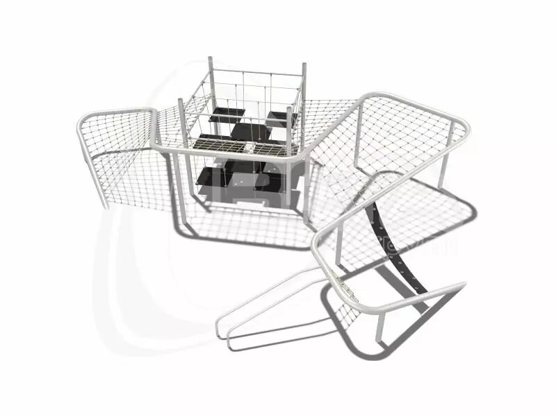 Иллюстрация #2 для новости «детские площадки: Канатный городок Днепр заменяет лазание по деревьям»